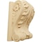 Ekena Millwork 5"W x 3"D x 6 1/2"H Large Acanthus Block w/ Backplate Wood Corbel, Alder CORW05X03X07ABAL - alternate 1